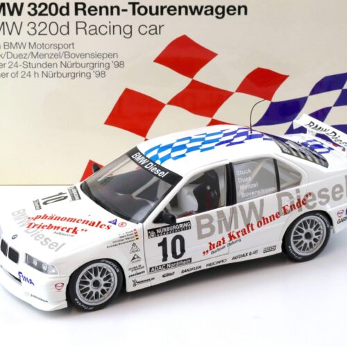 1:18 UT Models BMW 320d E36 Stuck/Duez 24h Nürburgring #10 DEALER VERSION