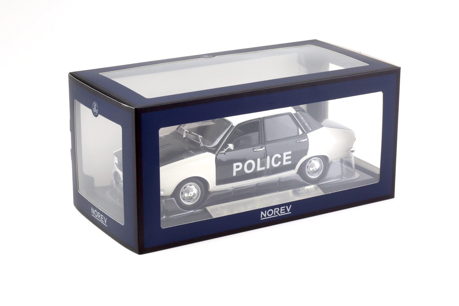 1:18 Norev Renault 12 Police 1973 white/ black - Limited 250 pcs.