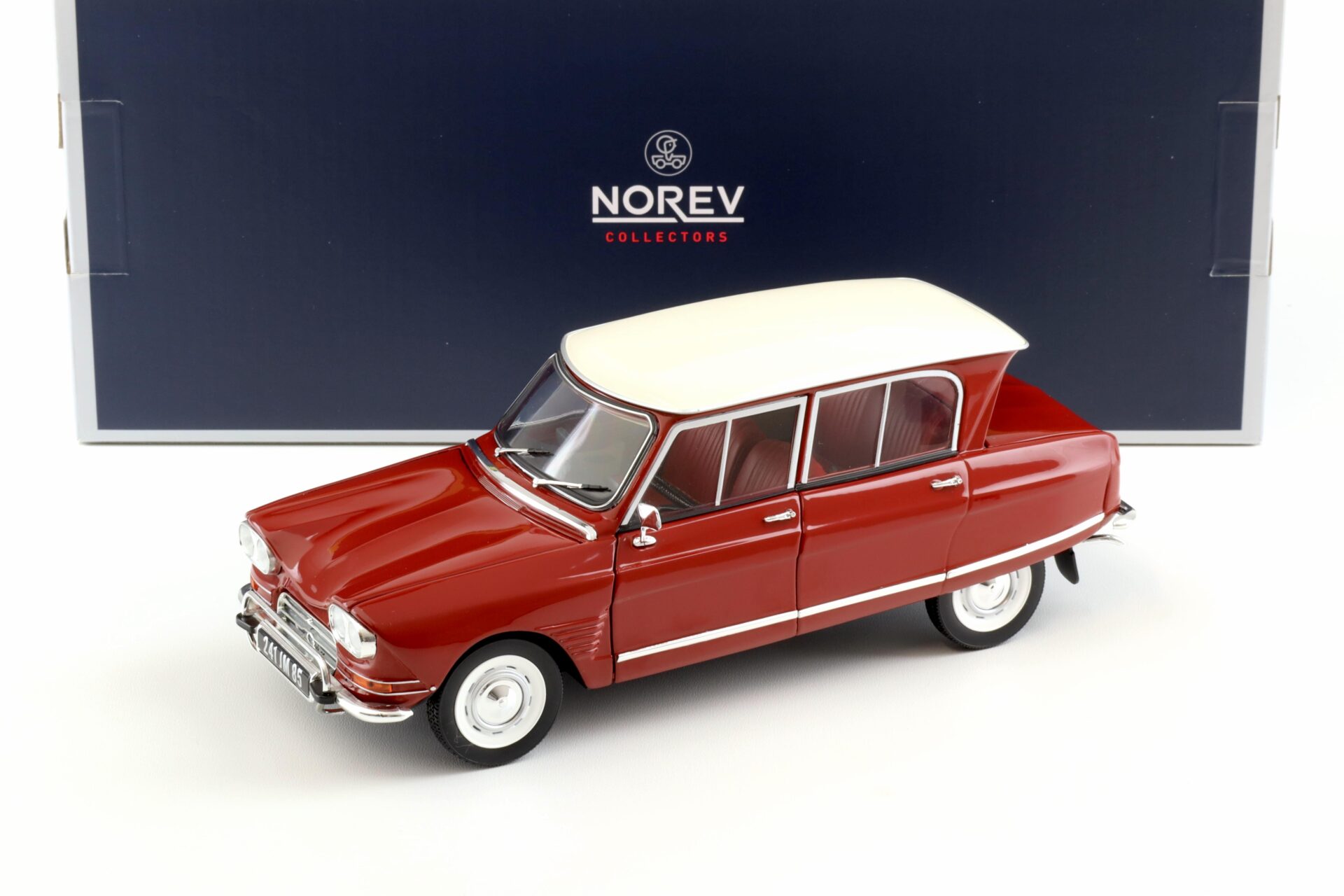 ID 97018 orig 1.jpg 1:18 Norev Citroen Ami 6 Club 1968 Corsaire red 181602