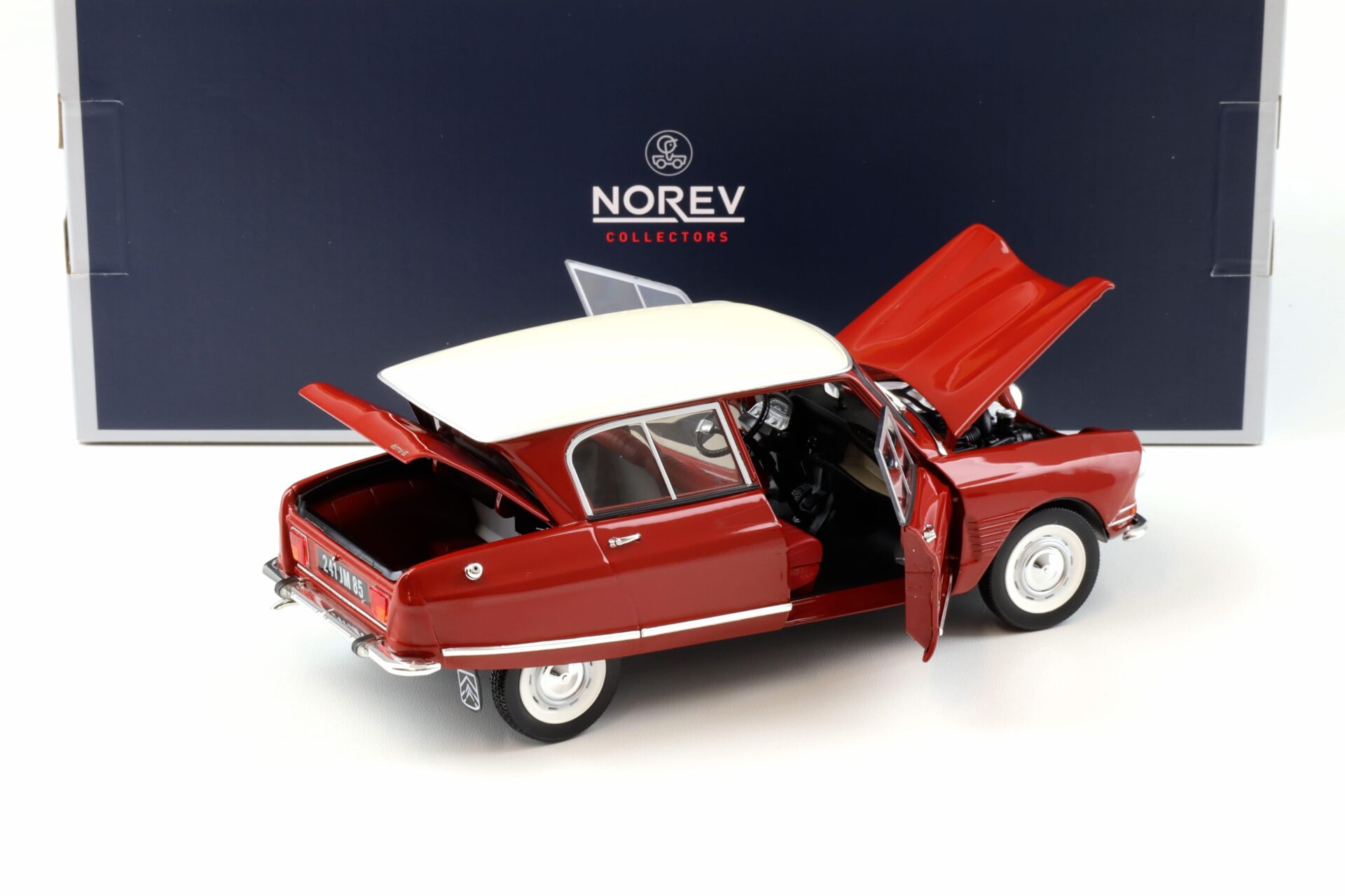 1:18 Norev Citroen Ami 6 Club 1968 Corsaire red 181602