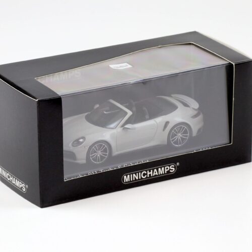 1:43 Minichamps Porsche 911 992 Turbo S Cabriolet 2020 Chalk grey