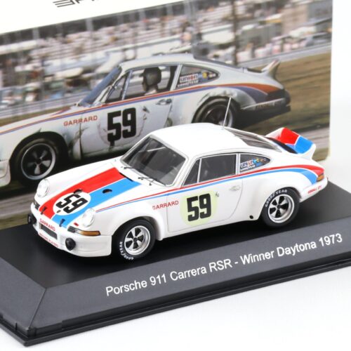 1:43 Spark Porsche 911 Carrera RSR Winner Daytona 1973 Brumos #59 MAP Porsche Museum