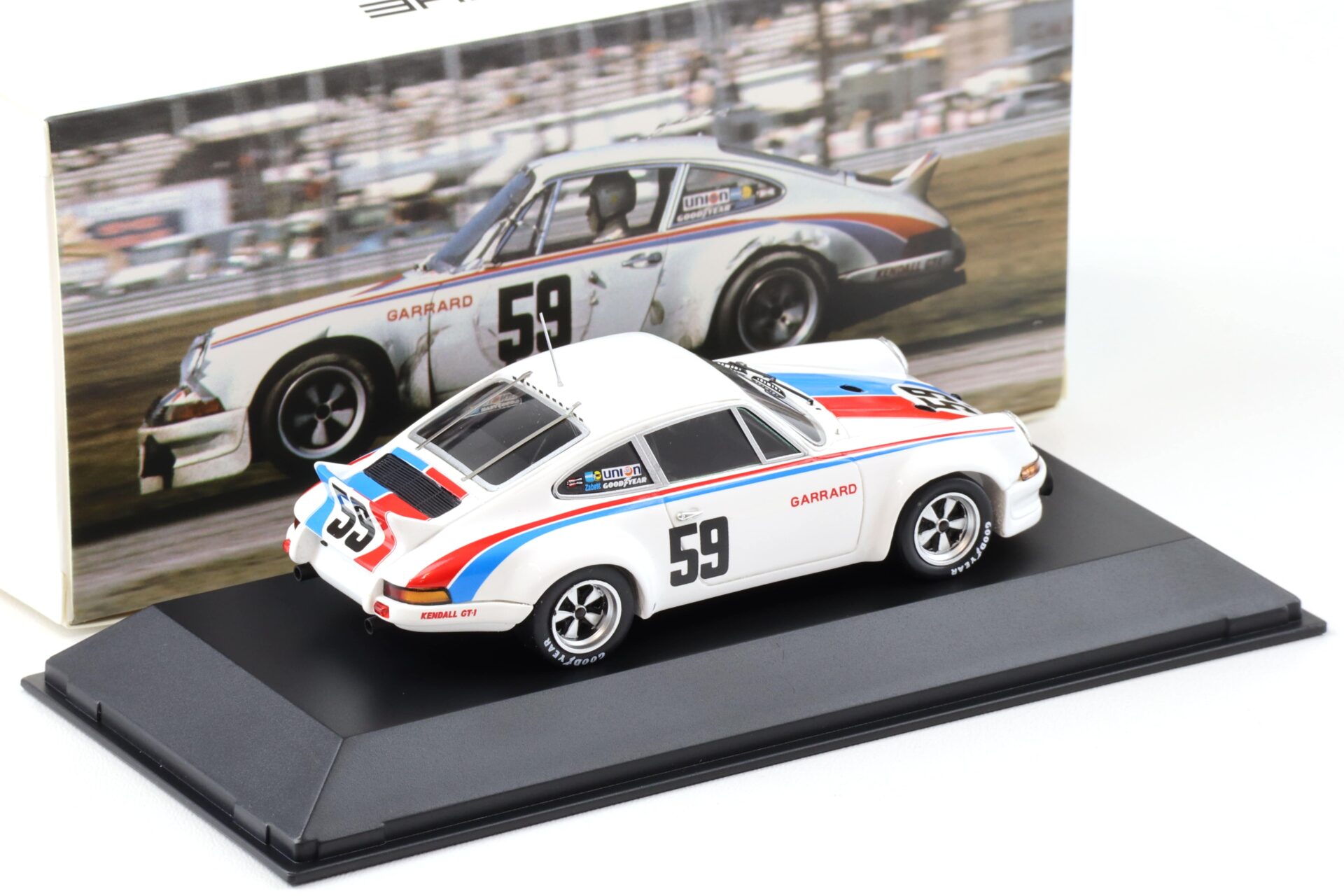 1:43 Spark Porsche 911 Carrera RSR Winner Daytona 1973 Brumos #59 MAP Porsche Museum