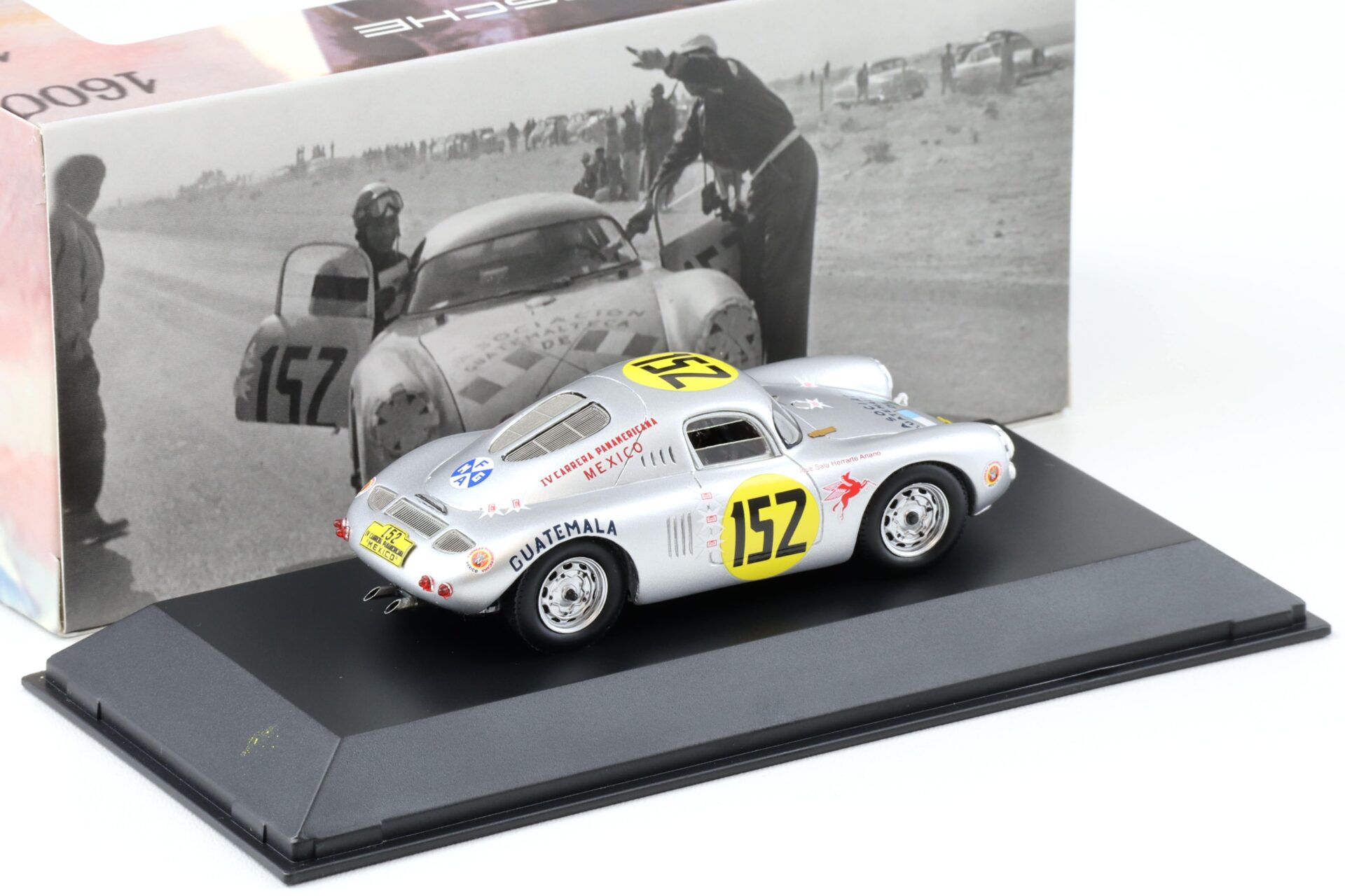 1:43 Spark Porsche 550 Coupe Carrera Panamericana 1953 #152 MAP Porsche Museum