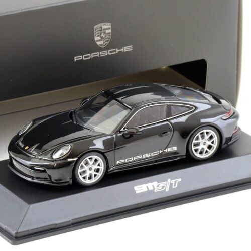 1:43 Spark Porsche 911 992 S/T Coupe black/ GT silver WAP DEALER