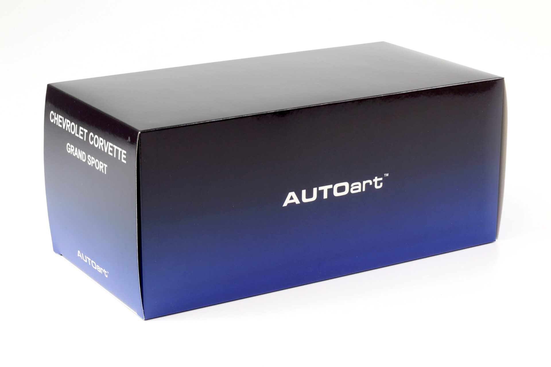 1:18 AUTOart Chevrolet Corvette C7 Grand Sport black/ white stripes