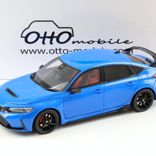 1:18 OTTO mobile OT1093 Honda Civic Type R Racing Boost 2022 blue pearl