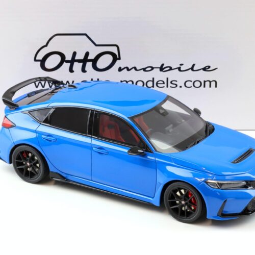 1:18 OTTO mobile OT1093 Honda Civic Type R Racing Boost 2022 blue pearl