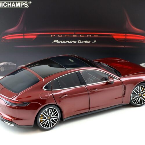 1:18 Minichamps Porsche Panamera Turbo S 2020 dark red metallic