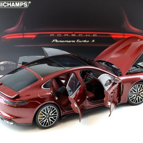 1:18 Minichamps Porsche Panamera Turbo S 2020 dark red metallic