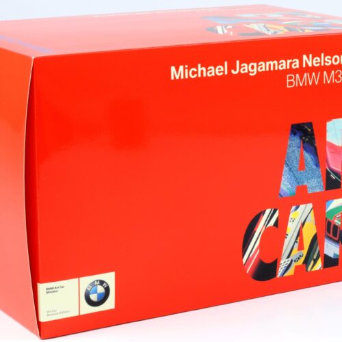 1:18 Minichamps BMW M3 E30 Gruppe A Jagamara Nelson ART CAR DEALER VERSION
