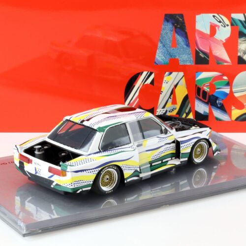 1:18 Minichamps BMW 320i Gruppe 5 Roy Lichtenstein ART CAR DEALER VERSION