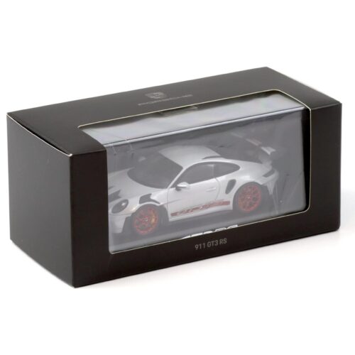 1:43 Spark Porsche 911 (992) GT3 RS ice grey metallic/ pyro red WAP DEALER