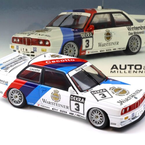 1:18 AUTOart BMW M3 E30 DTM 1991 Warsteiner #3 J.Cecotto 89145