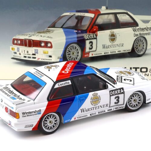 1:18 AUTOart BMW M3 E30 DTM 1991 Warsteiner #3 J.Cecotto 89145