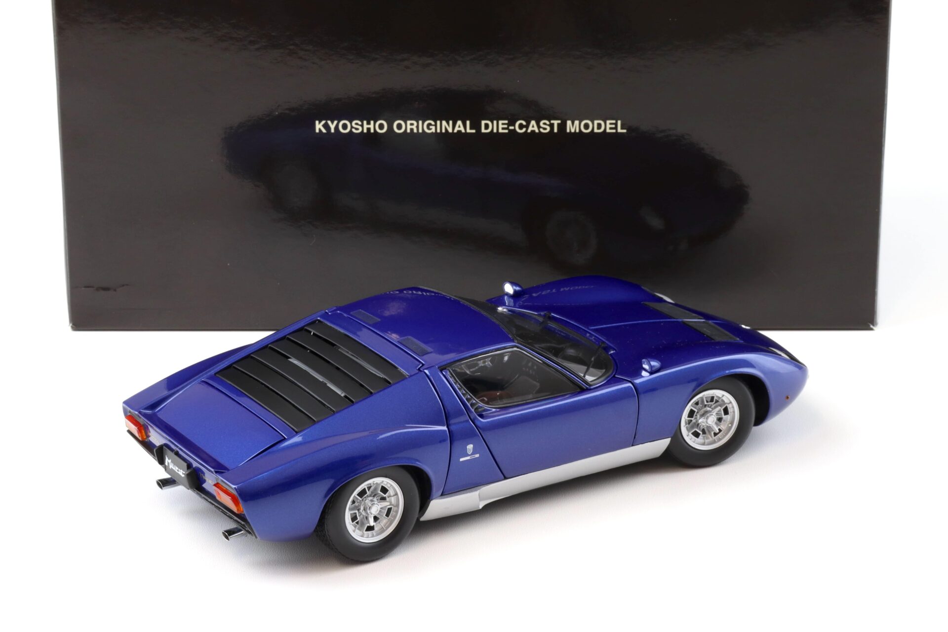 1:18 Kyosho Lamborghini Miura P400 Coupe blue metallic 08312BM