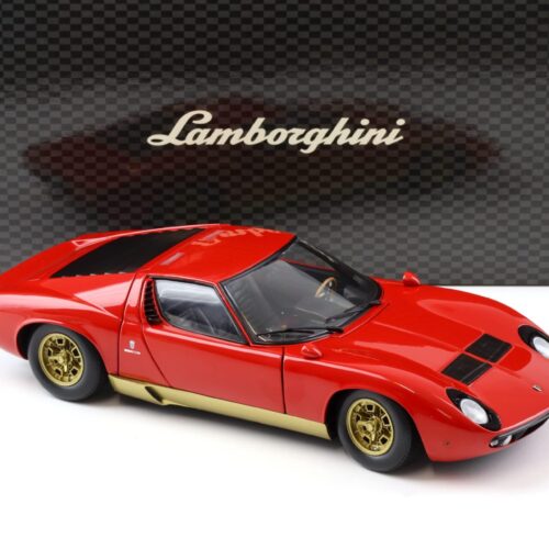 1:18 Kyosho Lamborghini Miura P400 Coupe red/ gold 08312R