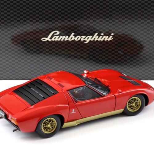 1:18 Kyosho Lamborghini Miura P400 Coupe red/ gold 08312R