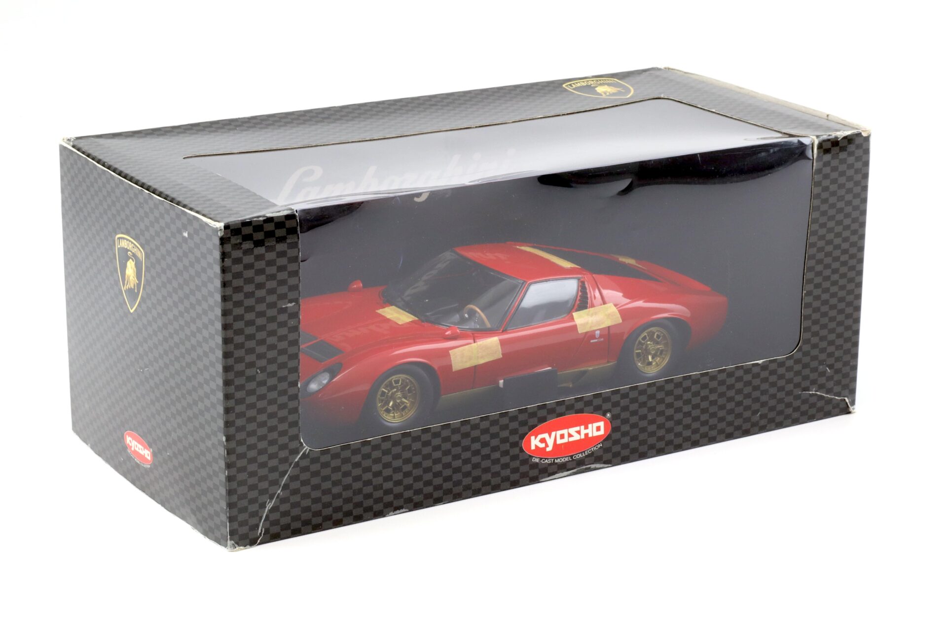 1:18 Kyosho Lamborghini Miura P400 Coupe red/ gold 08312R