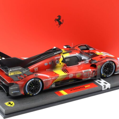 1:18 BBR Ferrari 499P Winner Le Mans 2023 #51 End of Race Dirty Version - Limited 499 pcs.