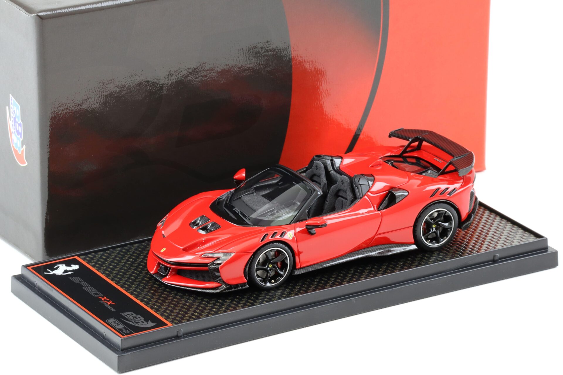 1:43 BBR Ferrari SF90 XX Spider Rosso Corsa red 322 - Limited 100 pcs.