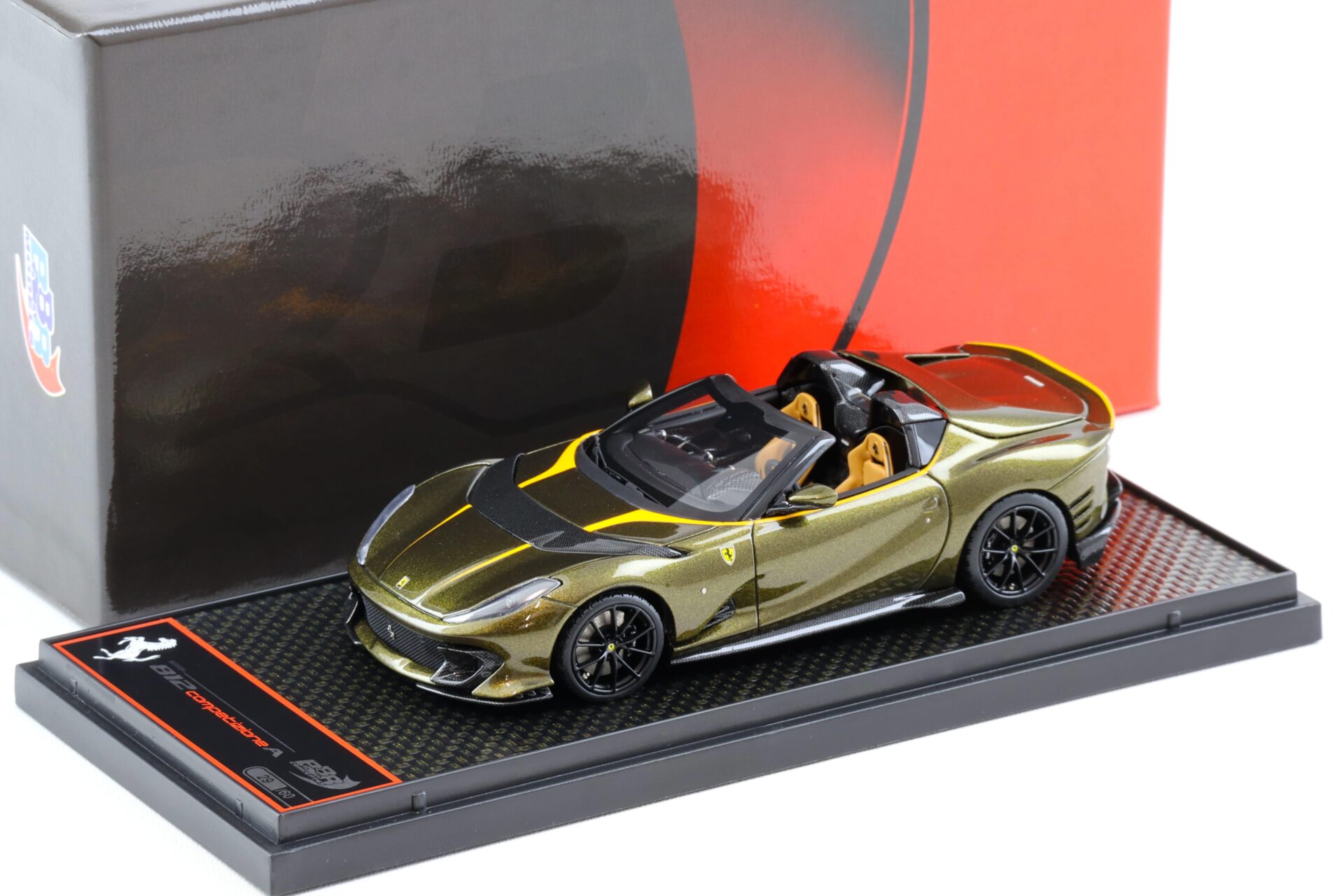 1:43 BBR Ferrari 812 Competizione A Aperta Verde Volterra - Limited 60 pcs.