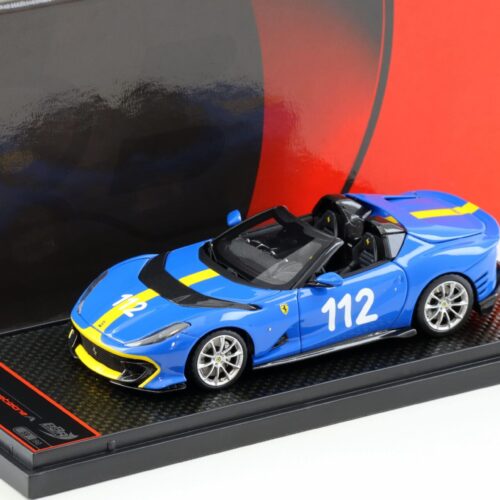 1:43 BBR Ferrari 812 Competizione A Aperta French Racing blue - Limited 90 pcs.