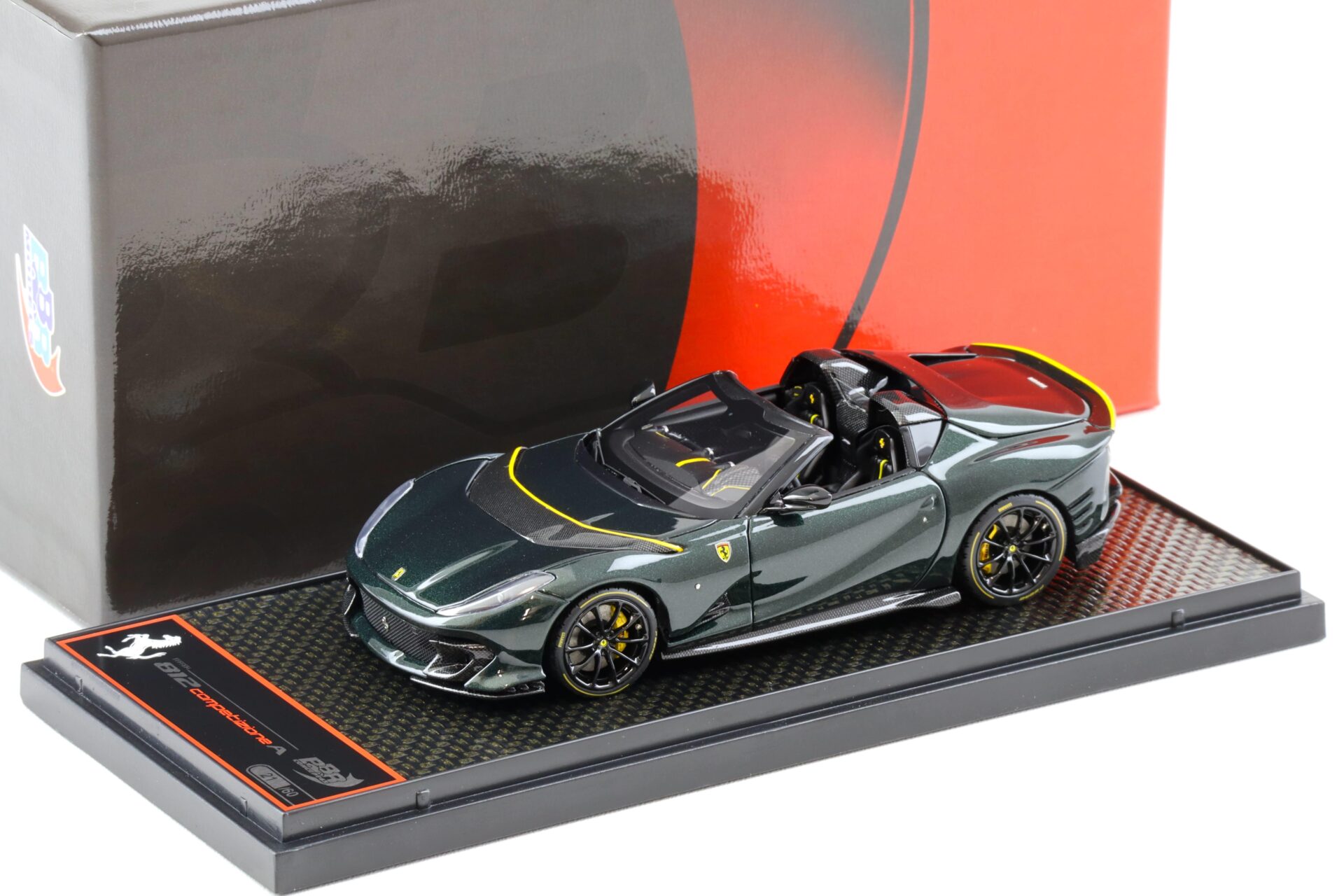1:43 BBR Ferrari 812 Competizione A Aperta Verde Zeltweg - Limited 60 pcs.