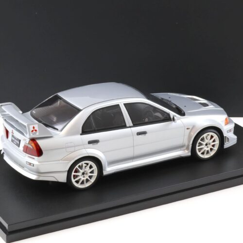 1:18 POP RACE Mitsubishi Lancer EVO 6 Tommi Makinen Edition silver