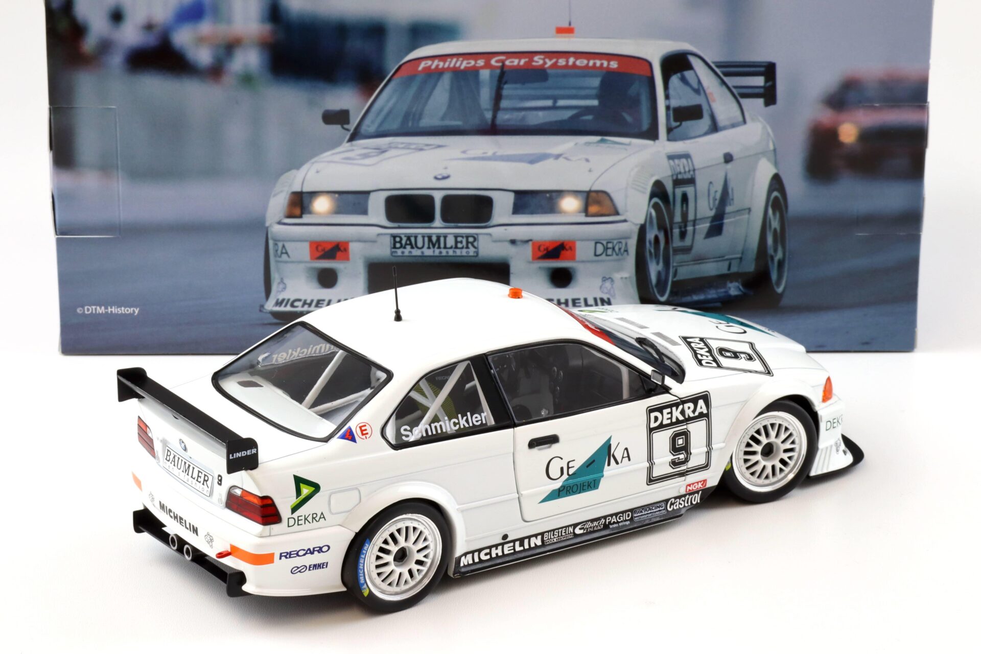 1:18 WERK83 BMW 325i E36 Coupe DTM 1994 Schmickler #9 Ge-Ka Projekt