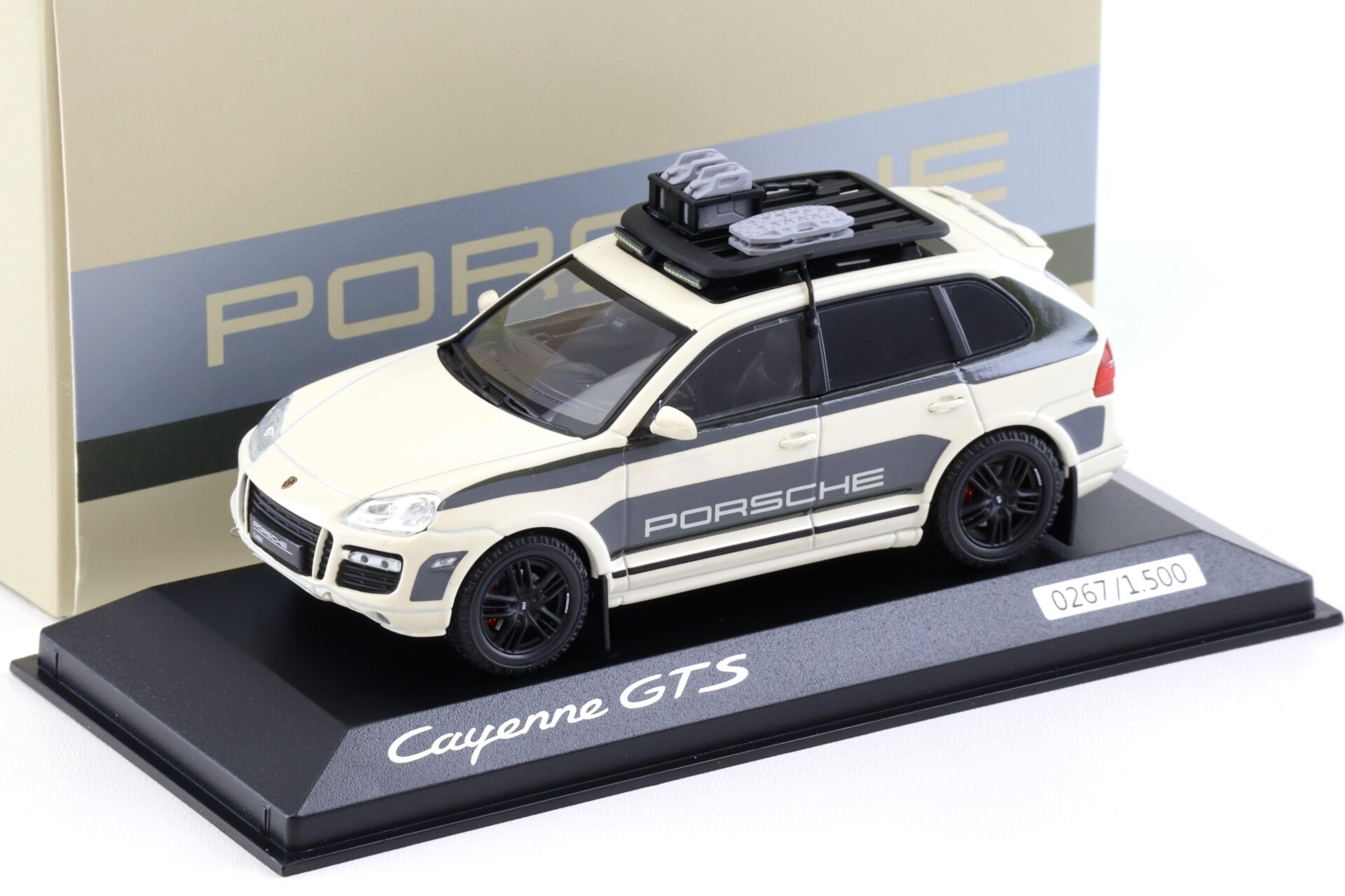 1:43 Minichamps Porsche Cayenne GTS (E1) ShowCar white WAP DEALER