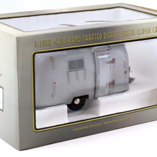 1:18 Motor City Classics Weathered AIRSTREAM Trailer Camper Wohnwagen silver 94007