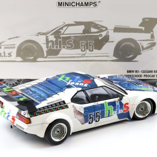 1:18 Minichamps BMW M1 ProCar Cassani Racing Team HIS #55 Winkelhock 1980