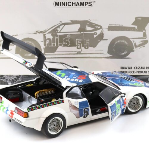 1:18 Minichamps BMW M1 ProCar Cassani Racing Team HIS #55 Winkelhock 1980