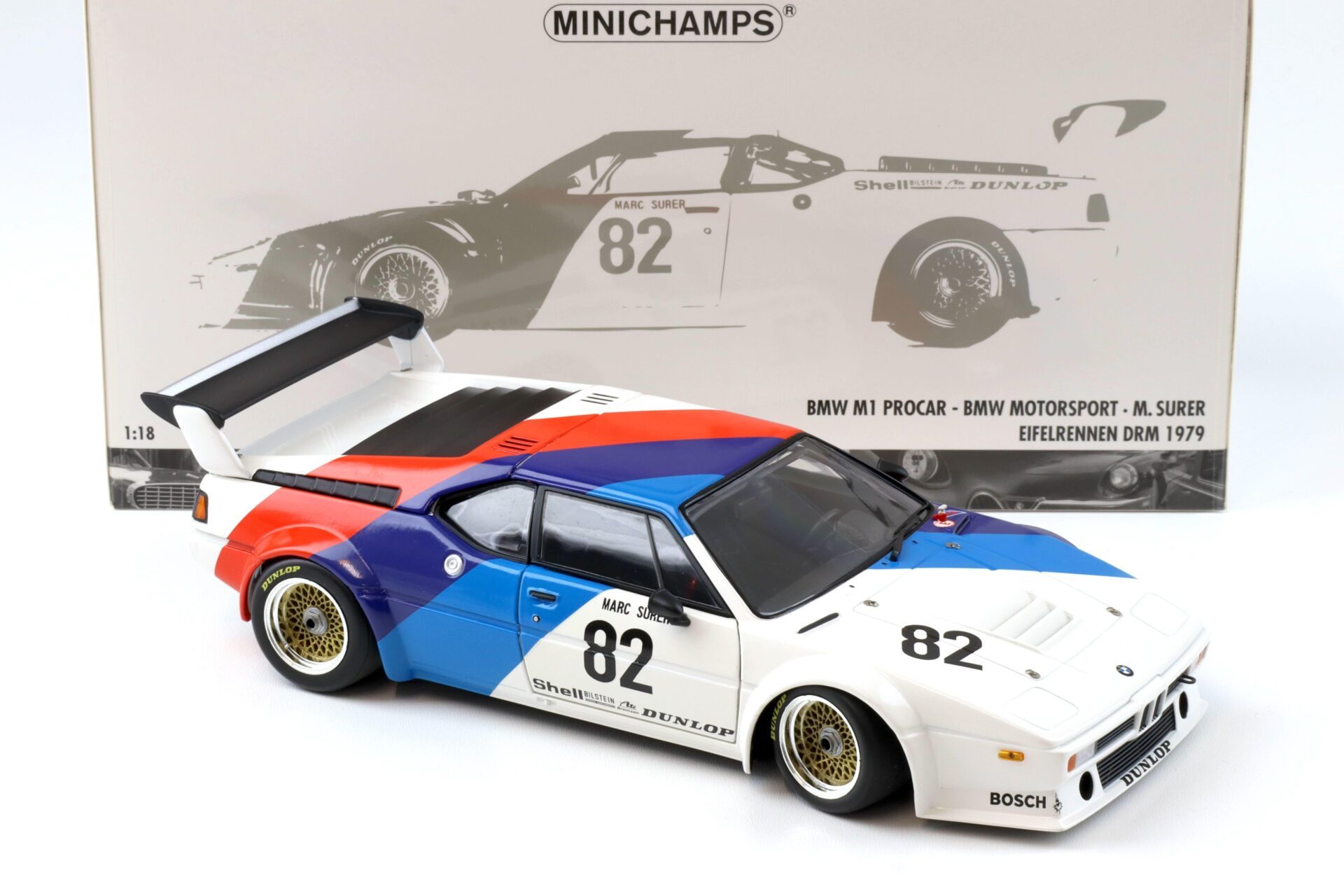 1:18 Minichamps BMW M1 ProCar BMW Motorsport Marc Surer Eifelrennen DRM 1979