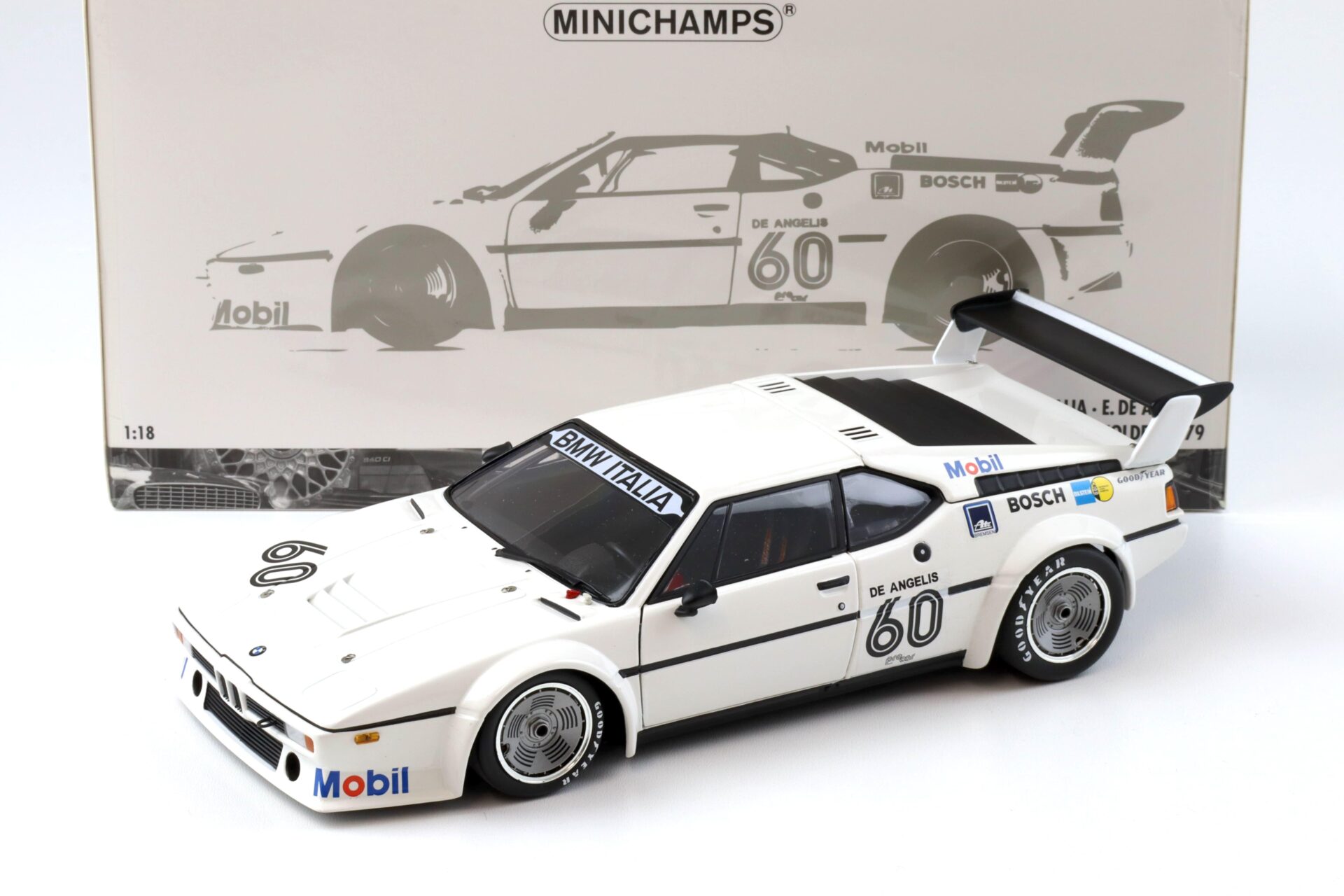 ID 97512 orig 1.jpg 1:18 Minichamps BMW M1 ProCar BMW Italia Angelis #60 Winner Procar Series Zolder 1979