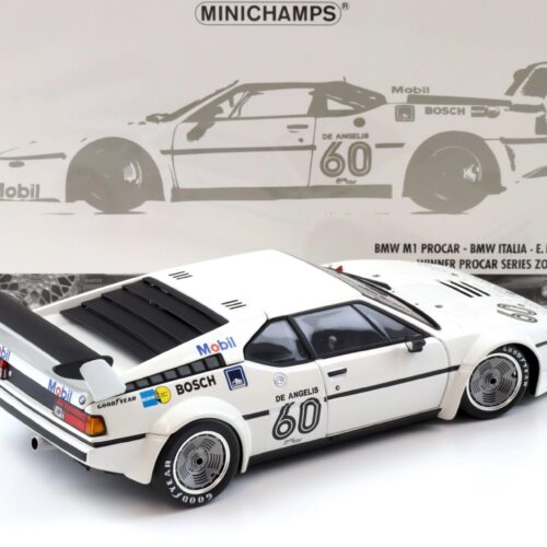 1:18 Minichamps BMW M1 ProCar BMW Italia Angelis #60 Winner Procar Series Zolder 1979