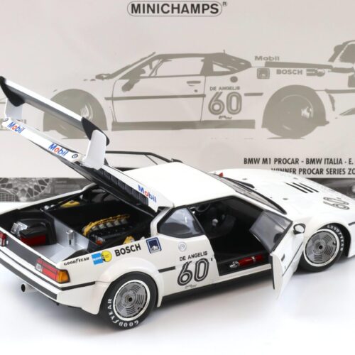 1:18 Minichamps BMW M1 ProCar BMW Italia Angelis #60 Winner Procar Series Zolder 1979