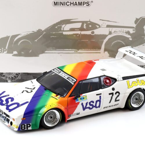 1:18 Minichamps BMW M1 BMW France ZOL AUTO VSD 24h Le Mans 1981 Rousselot
