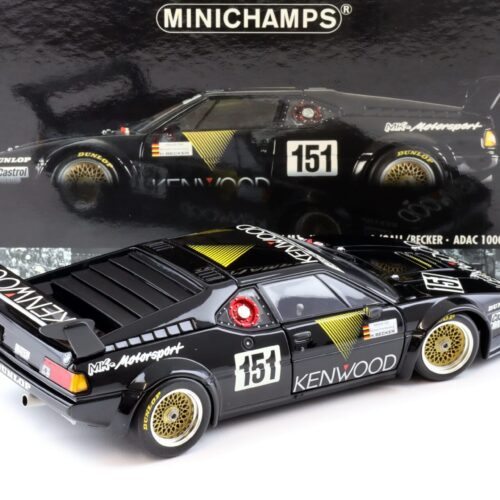 1:18 Minichamps BMW M1 ProCar ADAC 1000km 1986 KENWOOD #151 Krankenberg
