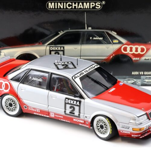 1:18 Minichamps Audi V8 Quattro DTM 1992 Team AZR #2 Frank Jelinski - Image 2