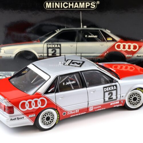 1:18 Minichamps Audi V8 Quattro DTM 1992 Team AZR #2 Frank Jelinski - Image 3