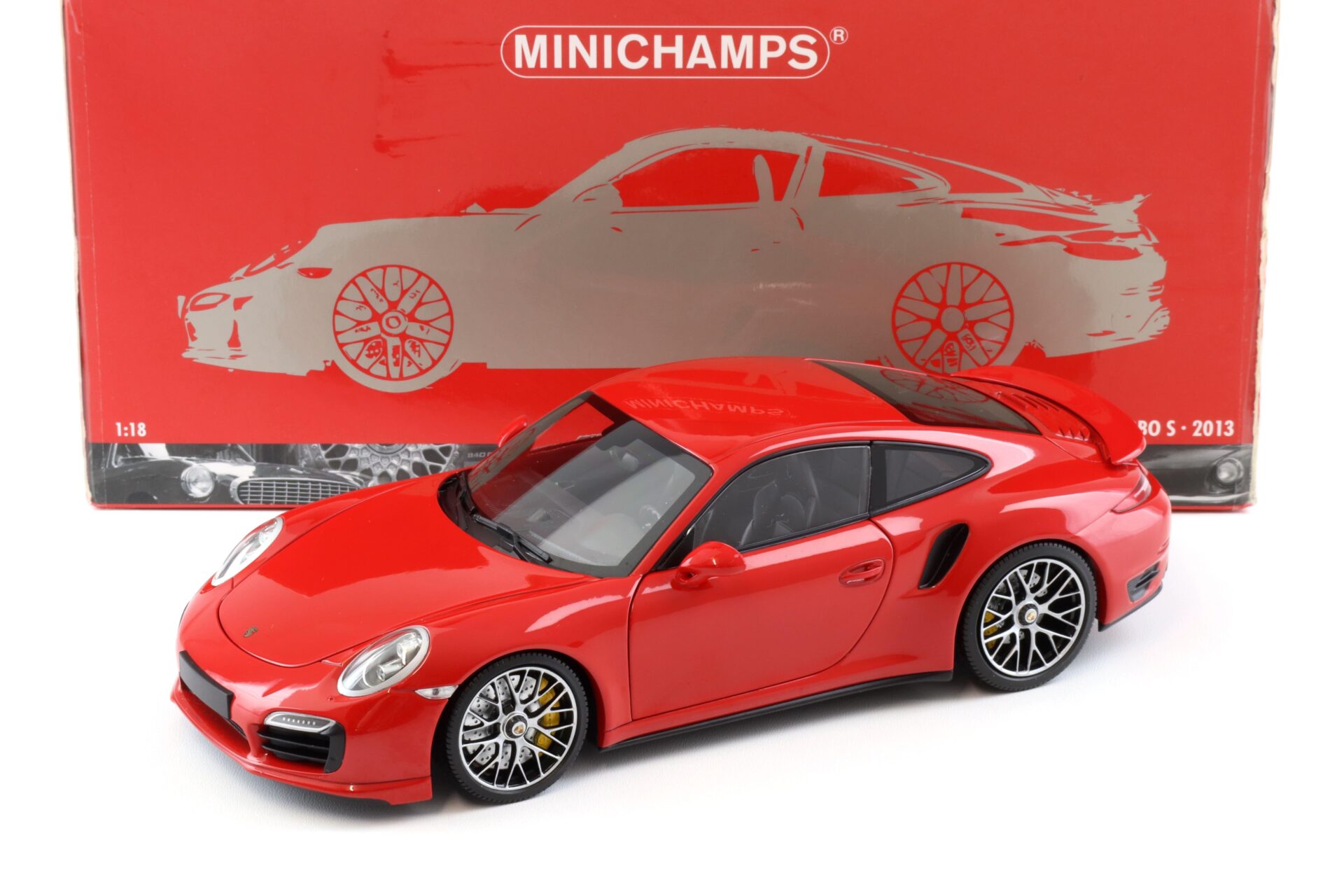 ID 97551 orig.jpg 1:18 Minichamps Porsche 911 991 Turbo S Coupe 2013 red