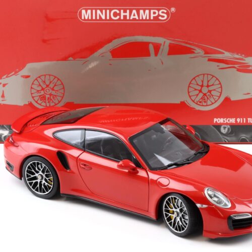 1:18 Minichamps Porsche 911 991 Turbo S Coupe 2013 red