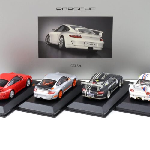 1:43 Minichamps Porsche 911 997 GT3 SET 4 pcs. RS, CUP, RSR WAP DEALER