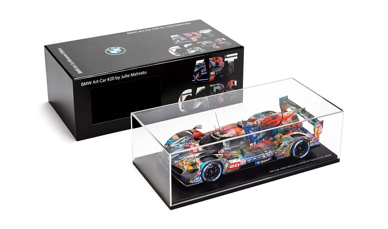 ID 97610 orig.jpg 1:18 Spark BMW M Hybrid V8 Hypercar ART CAR Julie Mehretu 24h Le Mans 2024 DEALER VERSION