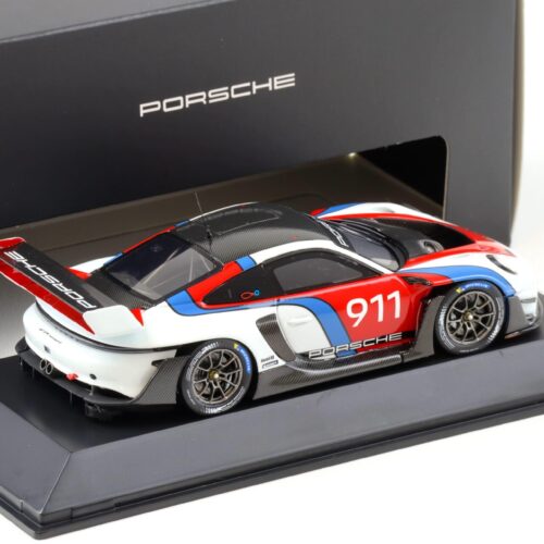 1:43 Spark Porsche 911 992 GT3 R Rennsport #911 white/red/blue WAP DEALER
