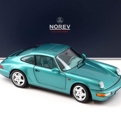 1:18 Norev Porsche 911 (964) Carrera 2 Coupe 1992 Wimbledon green