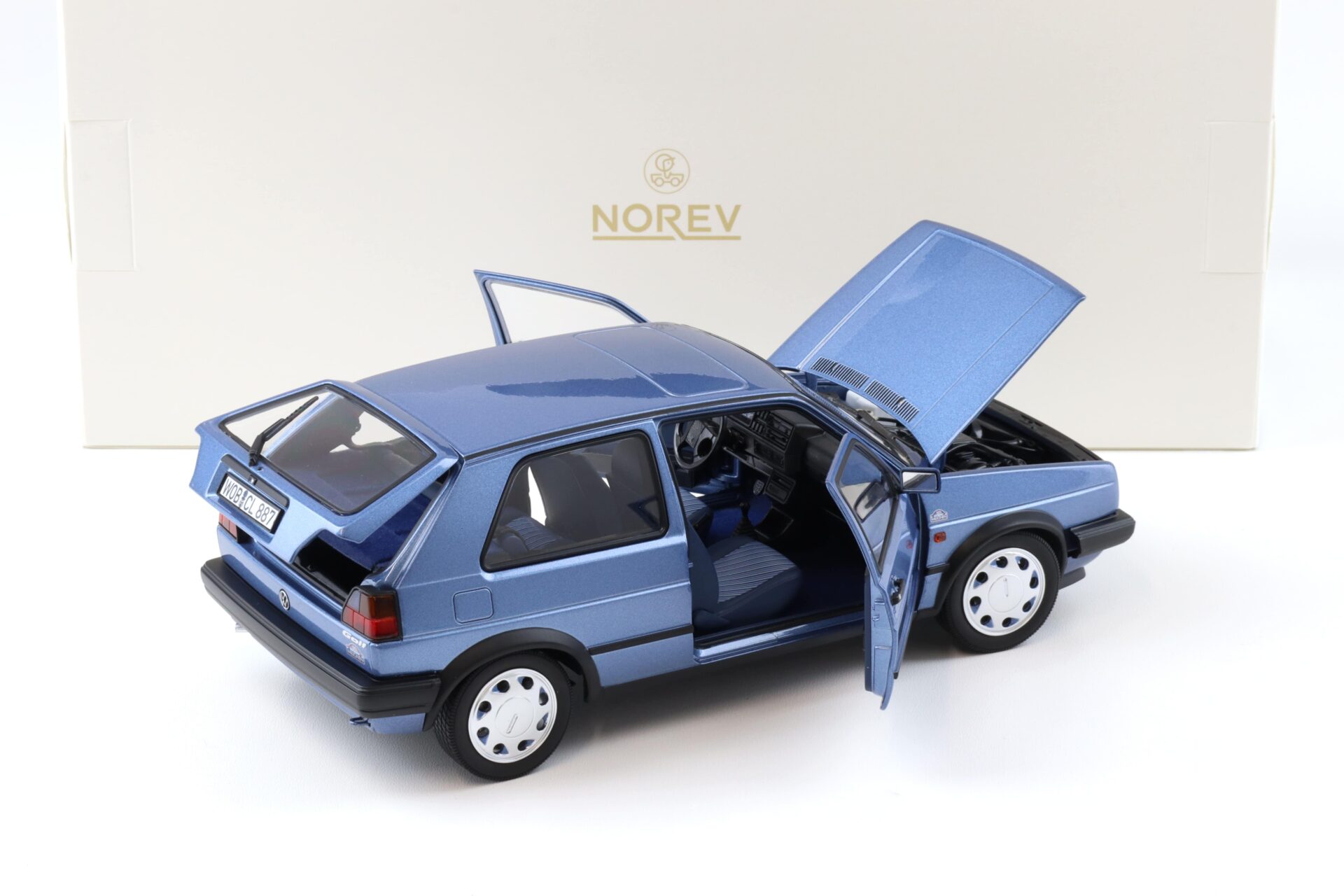 1:18 Norev VW Golf 2 Edition 10 Million 1988 Star blue metallic