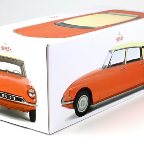 1:12 Norev Citroen DS 19 Capucine orange & Cream 1957